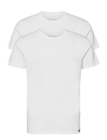 Twin Pack Crew T-shirts Short-sleeved Hvit Lee Jeans