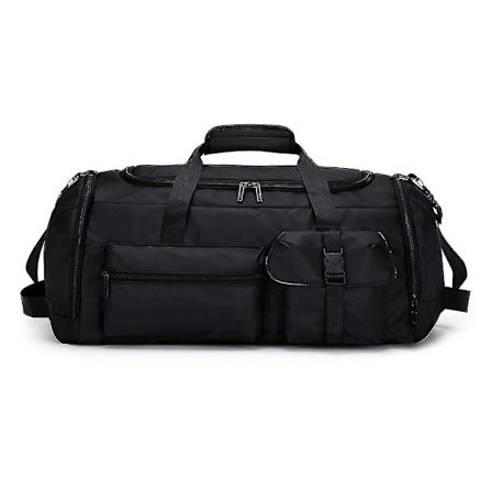 Suurikokoinen matkakassi - Duffelilaukku märkä/kuiva-osastolla ja vahvistetuilla reppuhihnoilla