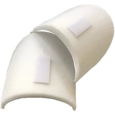 4 par selvklæbende bløde skumpolstrede skulderpuder og bløde sytilbehør til skumpolstret syning, egnet til hvide jakkesæt