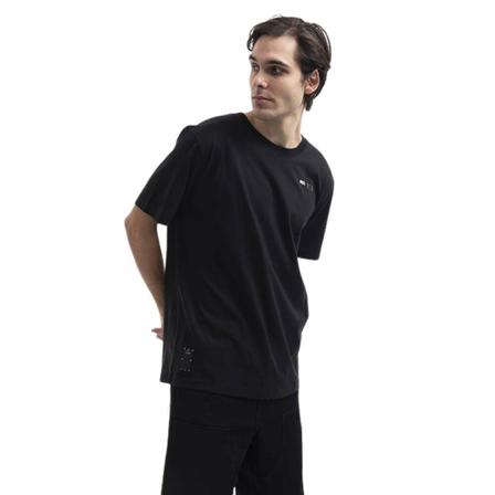Alexander McQueen, Koszulka Relaxed Tee Czarny, Mężczyzna, Rozmiar: M