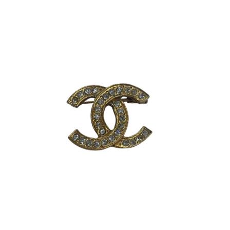 Chanel Vintage Pre-owned Brooch gul, unisex Vintage Smycken, unisex, Storlek: ONE SIZE