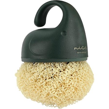 2 st gröna återanvändbara nanofiberrengöringsbollar, multifunktionellt rengöringsverktyg för hushåll, köksdiskborste för diskar eller flaskor (gåva