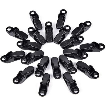 50 st. Plastklämmor för Tält, Presenningklämma, Markis Klämma, Tillbehör