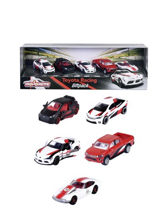 Majorette | Majorette Toyota Racerbil 5-Pack Presentförpackning | ONE SIZE