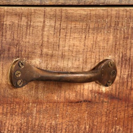 vidaXL TV-bänk massivt trä vintage 118x30x40 cm