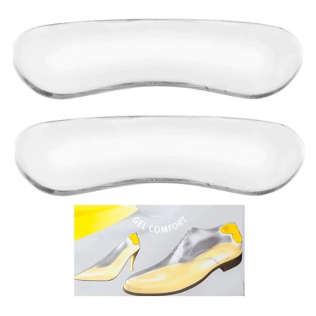 Vårda dina fötter . 1 Par Gel Hälinlägg Mot Skavsår