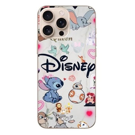 Kuori - MANIACASE - Iphone 16 Pro - Disney Stitch Ariel Dumbo - Pehmeä - Valkoinen