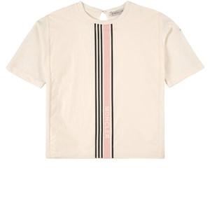 Kids - Moncler Cream Graphic T-Shirt 12 Years - Tops - 12 years - Cream - Mädchen