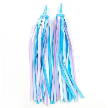 1 Pari Lasten Pyörän Ohjaustangon Virtauksia Nauhoja Pyörän Kahvat Tupsut Lapsille Vauvan Kantoliinan Tarvikkeet(B)