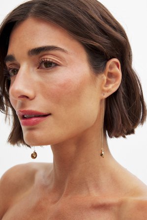 NA-KD Boucles d'oreilles pendantes en coquillage - Bijoux - Or - One Size