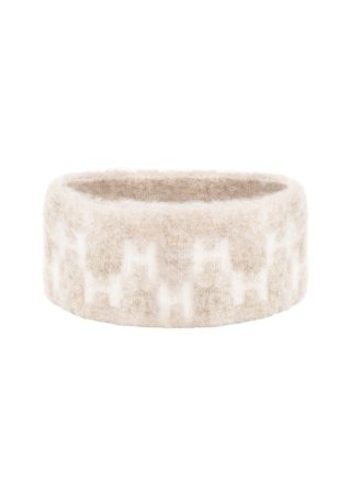 Hést Gera Headband Dame - Light Brown Melange - Size: One Size