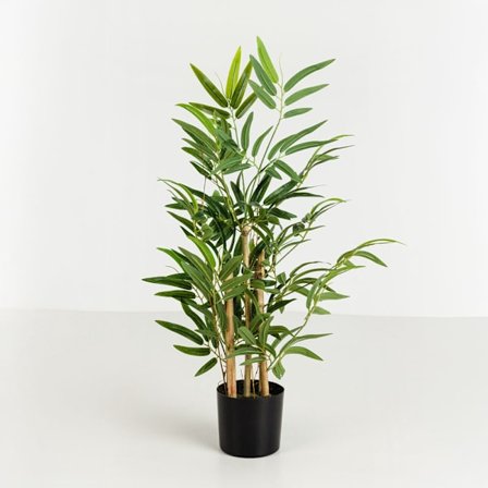 Bambuinen tekokasvi, 70 cm, polyesterilehdet