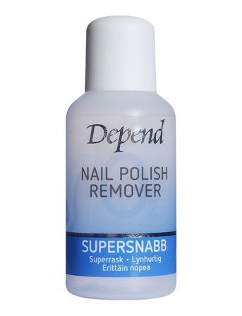 Depend Cosmetic Miniremover Blå 35Ml O2 - Nude - 35 ml
