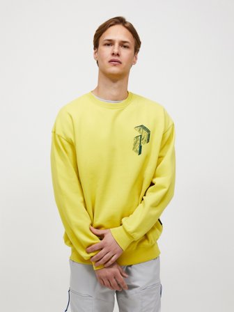 Terry Graphic Crew Men