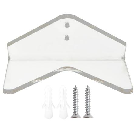 Skateboard-displayställ, transparent akryl, väggmonterad hållare för hem- och kontorsbruk