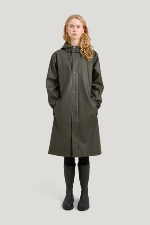 Tretorn Wings Long — Regnjakke Dame/Herre — Grønn | Yttertøy, Gummistøvler, Jakker & Regntøy for Dame, Herre & Barn