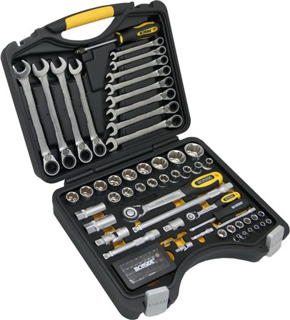 Ironside 748667 Hylsnyckelsats 1/4" & 1/2", 90 delar, Skruva