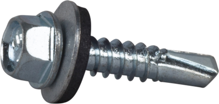 ESSVE 63531 Peltiruuvi kuusiokanta, FZB, aluslaatalla 5,5 x 75 mm, 100 kpl, Kiinnitys