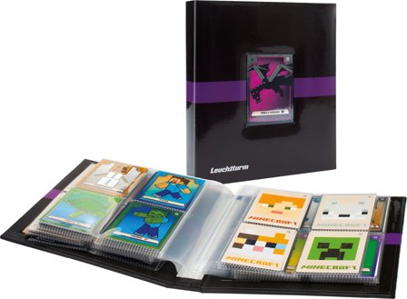 Samlekort album PRO SMALL - Fantasy - Sort/Lilla