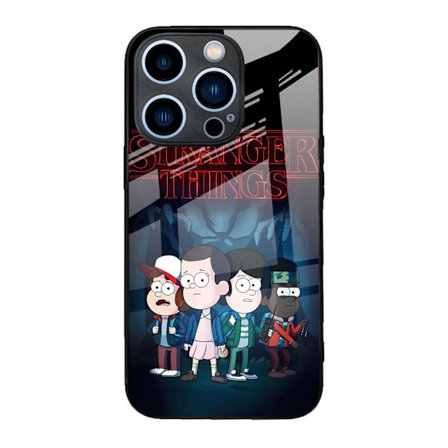 Passer for Apple glass telefondeksler med Stranger Things anime