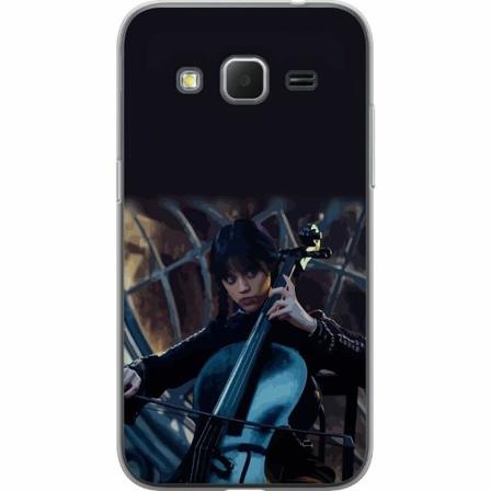Samsung Galaxy Core Prime Genomskinligt Skal Wednesday Addams