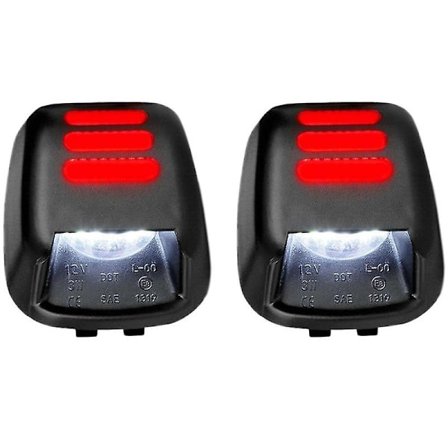 Bil LED Registreringsskylt Ljus Bakljus Vattentät Baklykta För Navara D40 2007-2016