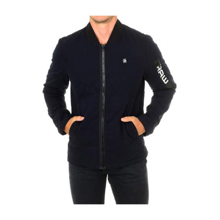 G-star Zip-throughs , Blauw , Heren , Maat: S Hoodies & sweatvesten