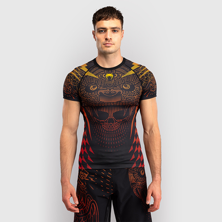 Venum Quetzal Fury Rashguard Svart Rød Oransje
