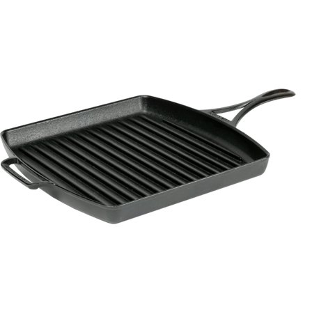 Lodge Blacklock grillpanne 30 cm.' - 'Svart