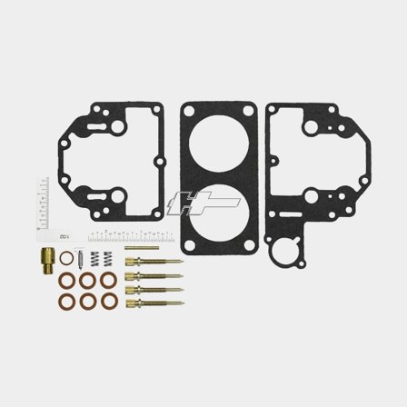 Sierra Förgasarsats och Packning för Båtmotorer, Komplett Reparationssats med Nålar och Packningar i Svart och Mässing