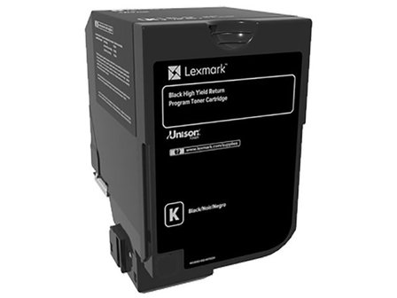 Lexmark Toner 74C2HK0 svart - Lyreco - Toner och bläck > Tonerkassetter > Toner Lexmark