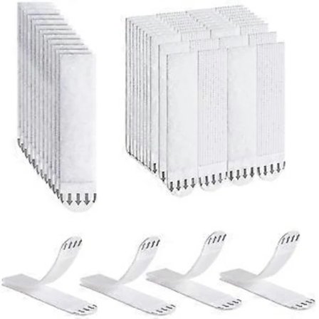 NY-Fotoupphängningsremsor, 36 Par (72 Remsor) Självhäftande Tavelhängare Utan Att Borra, Starka Självhäftande Remsor För Ramar, Posters