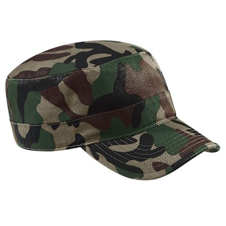 Beechfield Camouflage Army Cap / Headwear (2-pack) One Size
