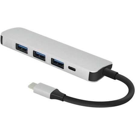 Multifunksjonell USB-hub-port USB-ekspansjonsdokk Kompatibel med bærbar PC Lettvektsdesign i aluminiumslegering Tilfeldig