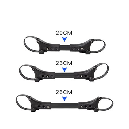 3 stk Tvilling Baby Vogn Connector Universal Joints Spedbarn Vogn Stropp Linker Hook(svart)