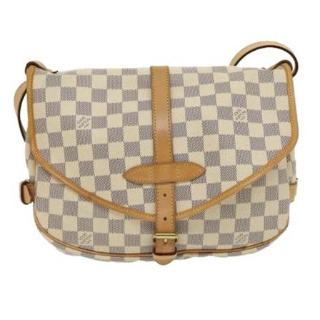Louis Vuitton Vintage, Pre-owned Canvas louis-vuitton-bags Beige, Dames, Maat:ONE Size