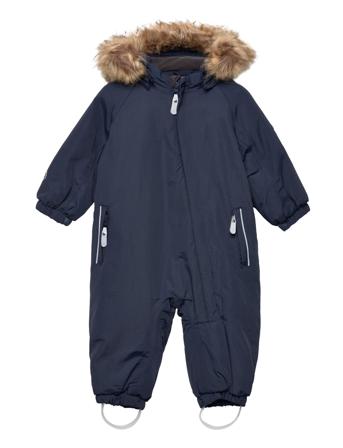 Coverall W.fake Fur, Af 20.000 Navy Color Kids