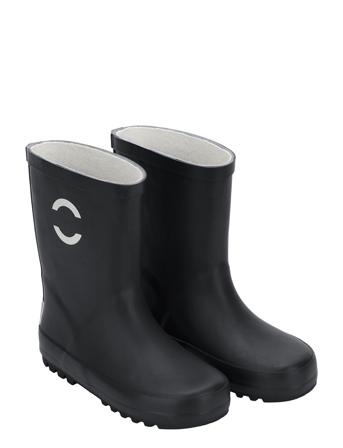 Wellies - Solid Shoes Rubberboots High Rubberboots Unlined Rubberboots Sort Mikk-Line