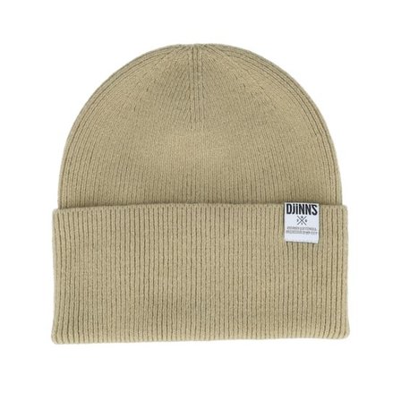 Djinns - Beige cuff Beanie - Basic Beanie Wool Ginger Cuff @ Hatstore