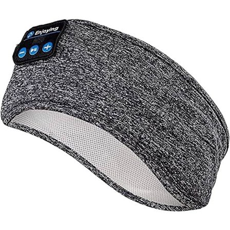 Trådløse Sleep Headphones, Bluetooth Sports Headband Headphones med Ultratynde HD Stereo Højttalere Perfekt til Søvn, Træning, Jogging