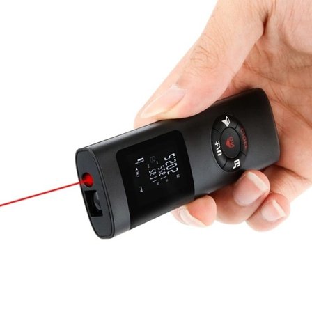 Mini laser avstånd mätare 40 miljoner 60 miljoner mått infraröd avståndsmätare USB uppladdningsbar bärbar handhållen laser