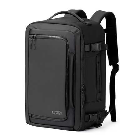 Tech-Protect Defender S50 reppu Ryanairille ja Wizzarille, 20L kannettava tietokone - musta