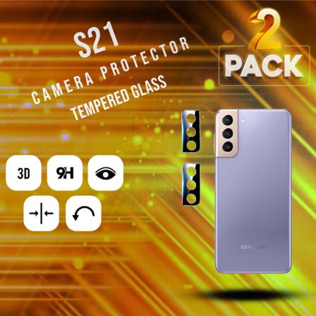 2-pack Linsskydd S21 Kamera - Härdat Glas 9h - Super Kvalitativt