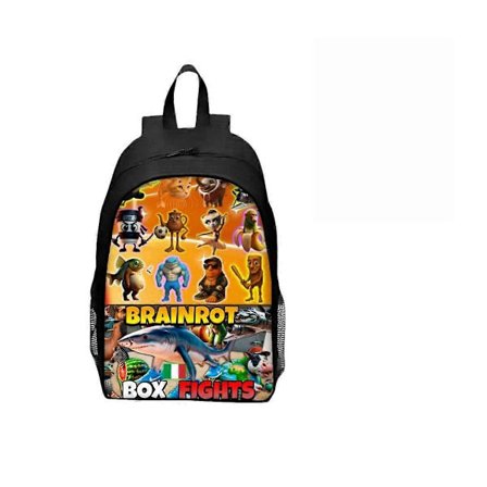 TUNG Meme Core Ryggsäck - Italiensk Brainrot Cryptid Dagsryggsäck -HK819