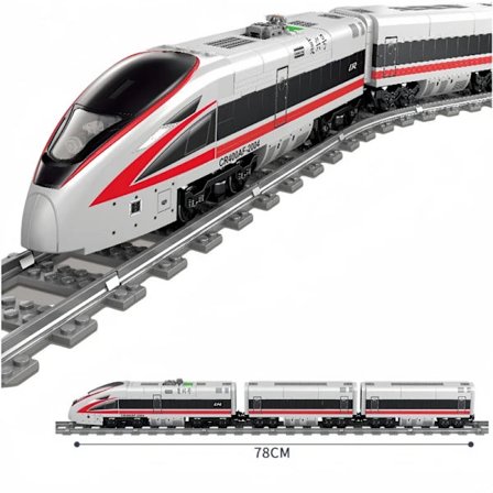 78 cm By Tog Byggeklods Legetøj - Batteridrevet, Fantastisk til Drenge og Teenageres Leg og Læring, Pædagogisk Feriegave