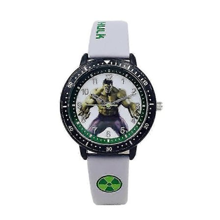 Børn Drenge Spider-man Thor Hulk Quartz Ur Superhelt Tegneserie Quartz Armbåndsur Gaver Grey