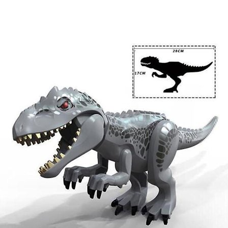 36 Style Big Jurassic Dinosaur World Spinosaurus Ankylosaurus Dino Building Block Moc Model Diy Bricks Educational Toys Gift
