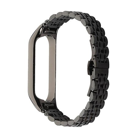 Rem Metall Rostfritt Stål För Mi Band 6 Xiaomi Mi Band 7 6 5 Rem kompatibelt Armband Armband Mi Band 5 4 3 Tillbehör