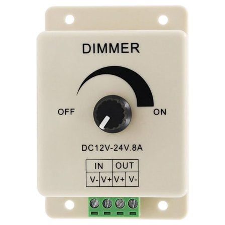 12V 8A Monokrom LED-dimmer Strömbrytare Manuell Kontroll[JUN]