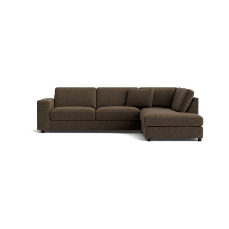 Oasis hjørnesofa, højrevendt - Anthology Brun - 271x213x79 - Sofa, hjørnesofa